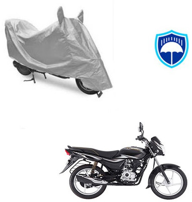 Feel heaven Waterproof Two Wheeler Cover for Bajaj(Platina 100 DTS-i, Silver)