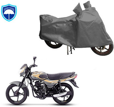 Feel heaven Waterproof Two Wheeler Cover for Bajaj(CT100, Grey)