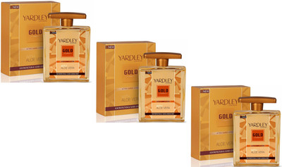 YARDLEY Gold Lotion With Alovera For Men 100 Ml *3Pcs(300 ml)