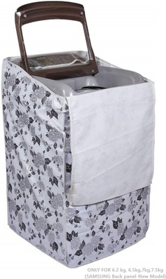 Elito Top Loading Washing Machine  Cover(Width: 55 cm, WHITE, GREY)