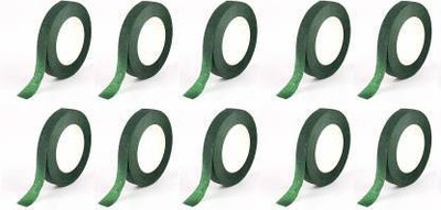 Udhayam one sided Stem Wrapping in Floral Arrangements Dispenser floral tape (Manual)(Green)