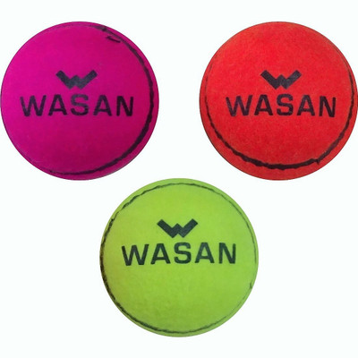 WASAN Tennis Cricket Tennis Ball(Pack of 3, Multicolor)