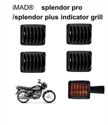 IMAD TRADING SPLENDOR PRO/ SPLENDOR PLUS INDICATOR GRILL Bike Headlight Grill(Black)