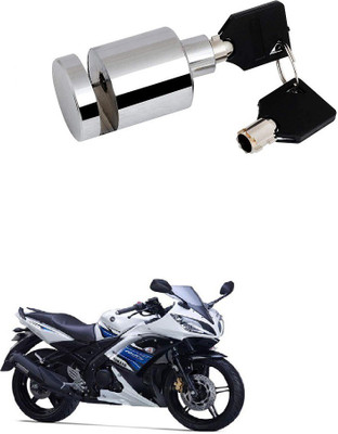 Qiisx Heavy Duty Disc Brake Lock Anti Theft Stainless Steel 7mm Pin Wheel Locking Security Lock for Bike and Motorcycle (Chrome)_Yamaha YZF R15 S Disk_RoundX_1442 Disc Lock(Silver) Qiisx Heavy Duty Disc Brake Lock Anti Theft Stainless Steel 7mm Pin Wheel Locking Security Lock for Bike and Motorcycle (Chrome)_Yamaha YZF R15 S Disk_RoundX_1442 Disc Lock(Silver)