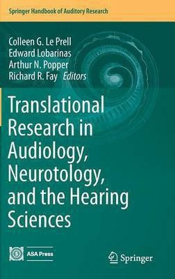Translational Research in Audiology, Neurotology, and the Hearing Sciences(English, Hardcover, unknown)