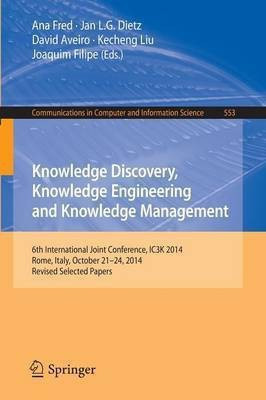 Knowledge Discovery, Knowledge Engineering and Knowledge Management(English, Paperback, unknown)