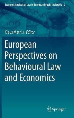 European Perspectives on Behavioural Law and Economics(English, Hardcover, unknown)