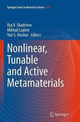 Nonlinear, Tunable and Active Metamaterials(English, Paperback, unknown)