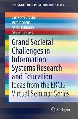 Grand Societal Challenges in Information Systems Research and Education(English, Paperback, vom Brocke Jan)