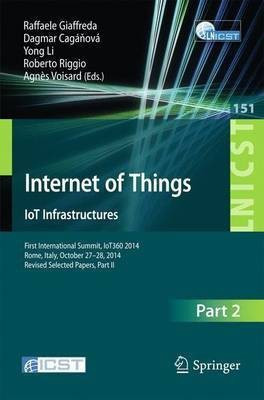 Internet of Things. IoT Infrastructures(English, Paperback, unknown)