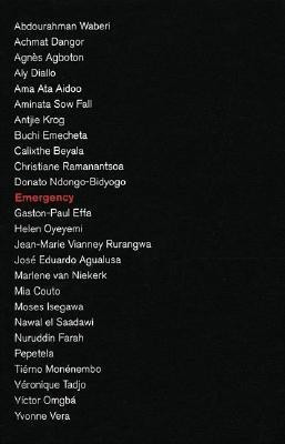 Emergency(English, Hardcover, Jaar Alfredo)