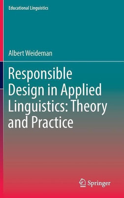 Responsible Design in Applied Linguistics: Theory and Practice(English, Hardcover, Weideman Albert)