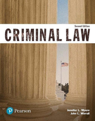 Criminal Law (Justice Series)(English, Paperback, Moore Jennifer)