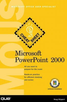 Microsoft PowerPoint 2000(English, Paperback, Klippert Doug)
