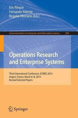 Operations Research and Enterprise Systems(English, Paperback, unknown)