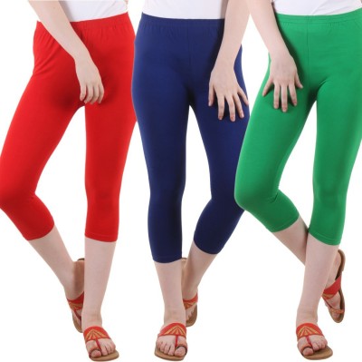 DIAZ Women Red, Green, Blue Capri