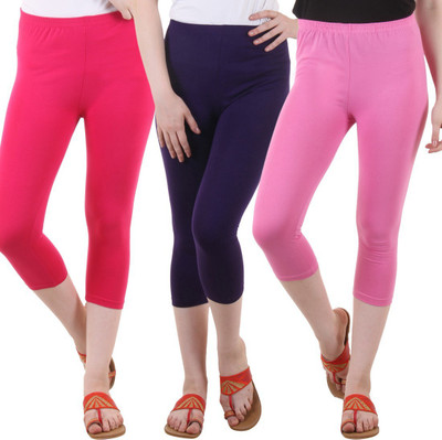DIAZ Women Purple, Pink Capri