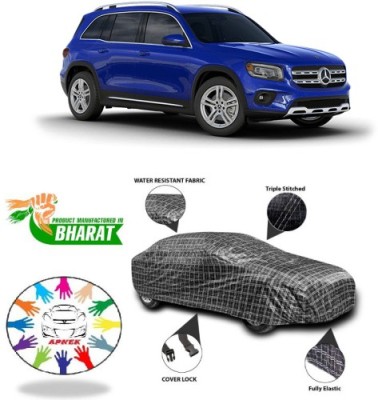 APNEK Car Cover For Mercedes Benz GLC Coupe (With Mirror Pockets)(Black, Silver)