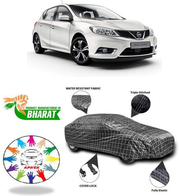 APNEK Car Cover For Nissan Pulsar (With Mirror Pockets)(Black, Silver, Grey)