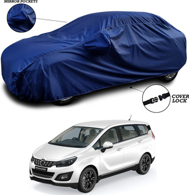 ANTHUB Car Cover For Mahindra Marazzo (With Mirror Pockets)(Blue)
