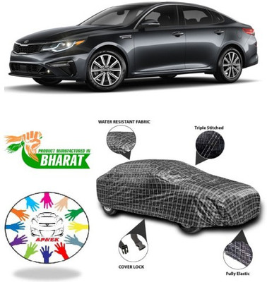 APNEK Car Cover For Kia Optima (With Mirror Pockets)(Black, Silver, Grey)