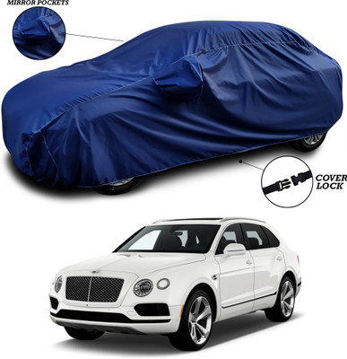 ANTHUB Car Cover For Bentley Bentayga (With Mirror Pockets)(Blue)