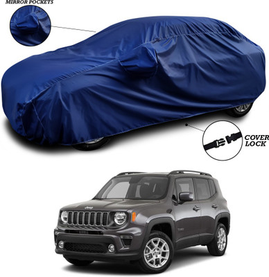 SEBONGO Car Cover For Jeep Renegade (With Mirror Pockets)(Blue)