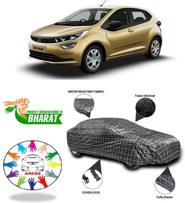 NUMBOR ONE Car Cover For Tata Altroz EV (With Mirror Pockets)(Black, Silver, Grey)