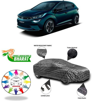 NUMBOR ONE Car Cover For Tata Altroz EV (With Mirror Pockets)(Black, Silver, Grey)