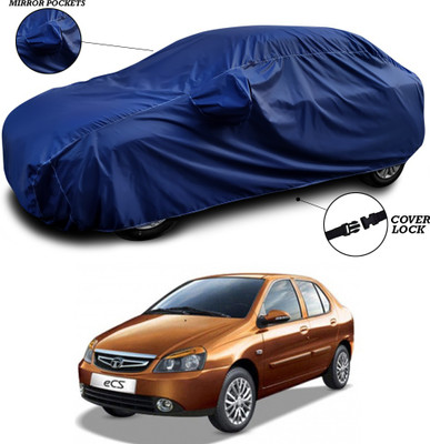 ANTHUB Car Cover For Tata Indigo eCS (With Mirror Pockets)(Blue)