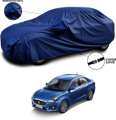ANTHUB Car Cover For Maruti Swift Dzire (With Mirror Pockets)(Blue)
