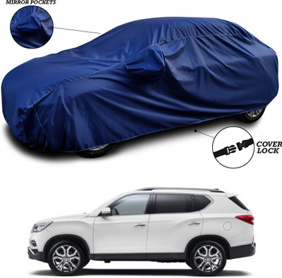 ANTHUB Car Cover For Mahindra XUV400 (With Mirror Pockets)(Blue)