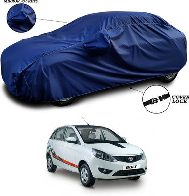 ANTHUB Car Cover For Tata Bolt (With Mirror Pockets)(Blue)