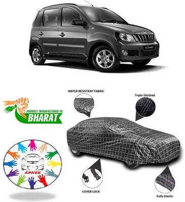 NUMBOR ONE Car Cover For Mahindra Quanto (With Mirror Pockets)(Black, Silver, Grey)