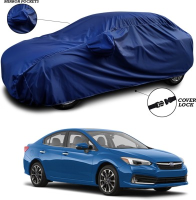 ANTHUB Car Cover For Subaru Impreza (With Mirror Pockets)(Blue)