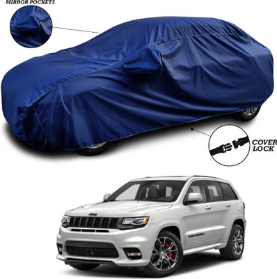 ANTHUB Car Cover For Jeep Grand Cherokee (With Mirror Pockets)(Blue)