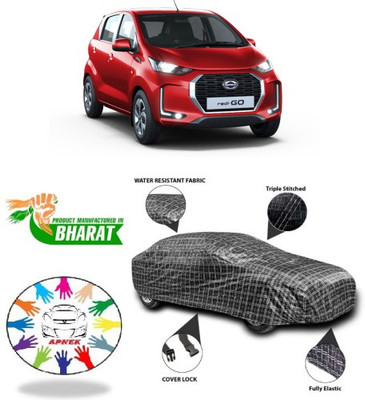 APNEK Car Cover For Datsun redi-GO (With Mirror Pockets)(Black, Silver, Grey)