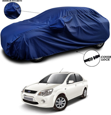 SEBONGO Car Cover For Ford Fiesta Classic (With Mirror Pockets)(Blue)