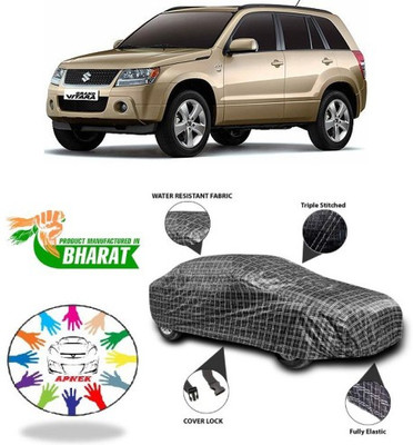 APNEK Car Cover For Maruti Suzuki Grand Vitara (With Mirror Pockets)(Black)