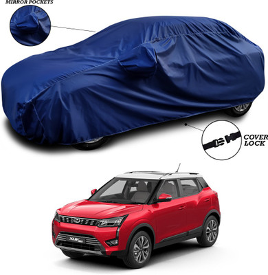 ANTHUB Car Cover For Mahindra XUV 300 (With Mirror Pockets)(Blue)