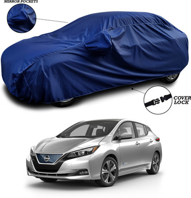 ANTHUB Car Cover For Nissan Leaf (With Mirror Pockets)(Blue)