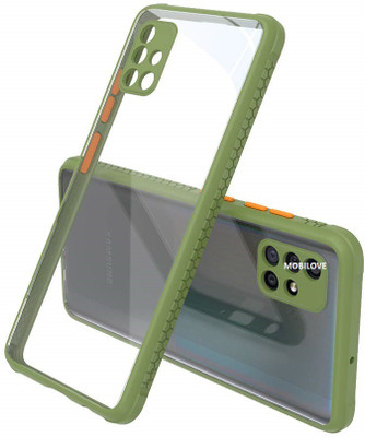 MOBILOVE Back Cover for Samsung Galaxy M51 | Miqilin Series Shock Proof Smooth Silicone Hard Bumper Back Case Cover(Green, Camera Bump Protector, Pack of: 1)