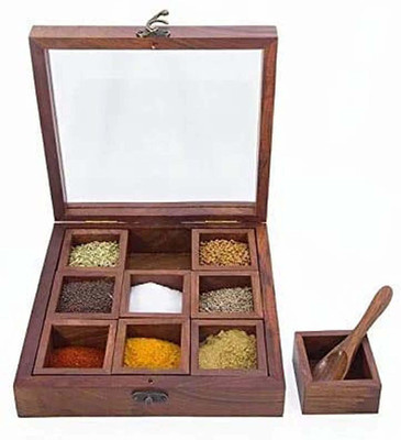 manzees Spice Set Silver Plated(1 Piece)