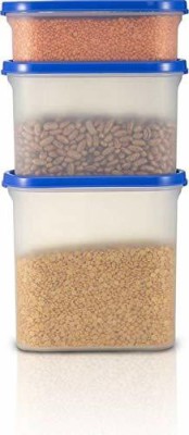 Analog Kitchenware Polypropylene Grocery Container  - 500 ml, 1500 ml, 2000 ml(Pack of 3, Blue)