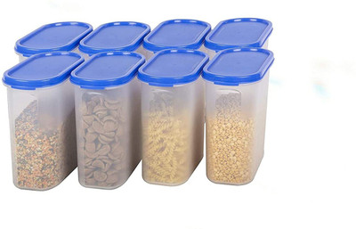 Cutting EDGE Plastic Utility Container  - 1800 ml(Pack of 8, Blue)