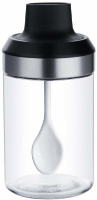 Femora Glass Grocery Container  - 250 ml(Black)