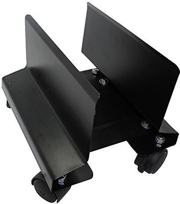 Boriva Adjustable Heavy Duty CPU Trolley with Castor Wheels CPU Holder(Plastic)