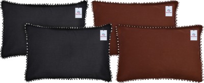Heart Home Plain Pillows Cover(Pack of 4, 43 cm*61 cm, Multicolor)