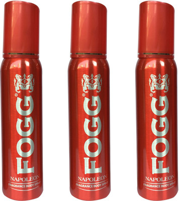 FOGG PACK OF 3 Deodorant Spray  -  For Men & Women(360 ml, Pack of 3)