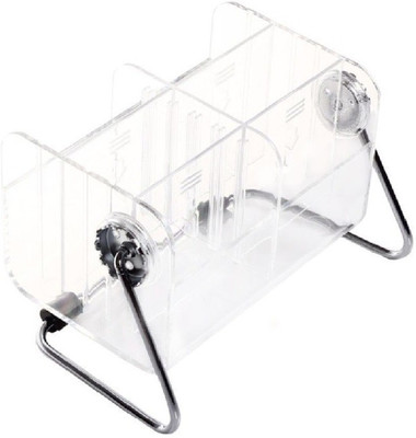CPEX 6 Compartments Acrylic Suitable for the storage of air conditioning and TV remote control, other handheld remotes, mobile phone, stereo and any other small thing you like.(White)